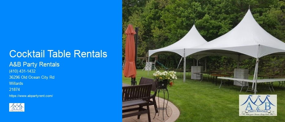 Party Rentals Tent Rentals Near Me