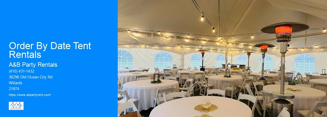 Party Tent Rental Packages Near Me