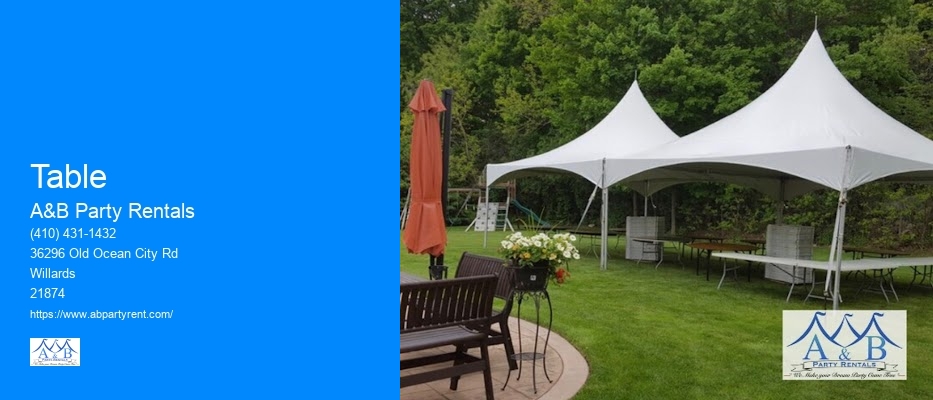 Tents And Party Rentals Near Me